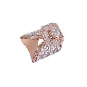 Diamond Rose Gold Ring