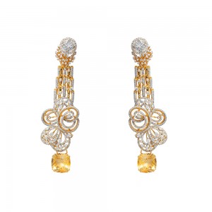 Yellow Topaz Earrings