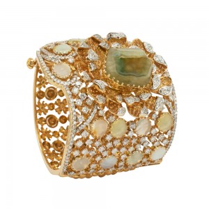 Lime Onyx Bangle