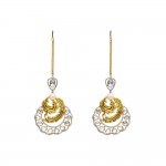 Gold and Diamond Earrings